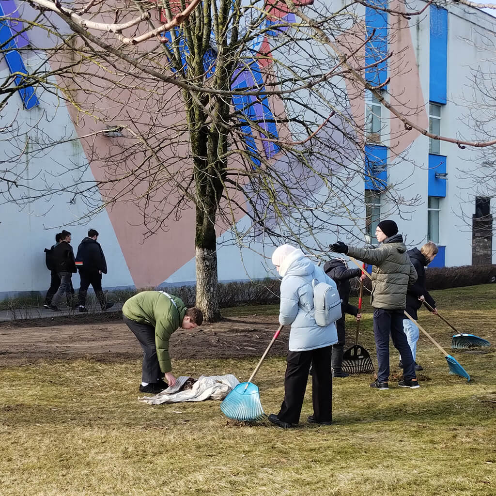 Акция «Трудовой десант» - ВГУ имени П.М. Машерова - ВГУ имени П.М. Машерова